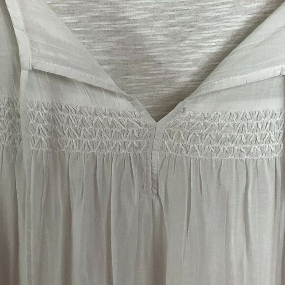 LOFT Floral Embroidered Boho Top, Small, 100% cotton - Picture 8 of 11